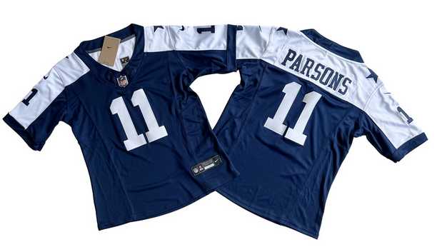 Women's Dallas Cowboys #11 Micah Parsons NavyWhite 2023 F.U.S.E. Limited Football Stitched Jersey(Run Small),We sell and wholesale Women's Dallas Cowboys #11 Micah Parsons NavyWhite 2023 F.U.S.E. Limited Football Stitched Jersey(Run Small) on line form chian!
